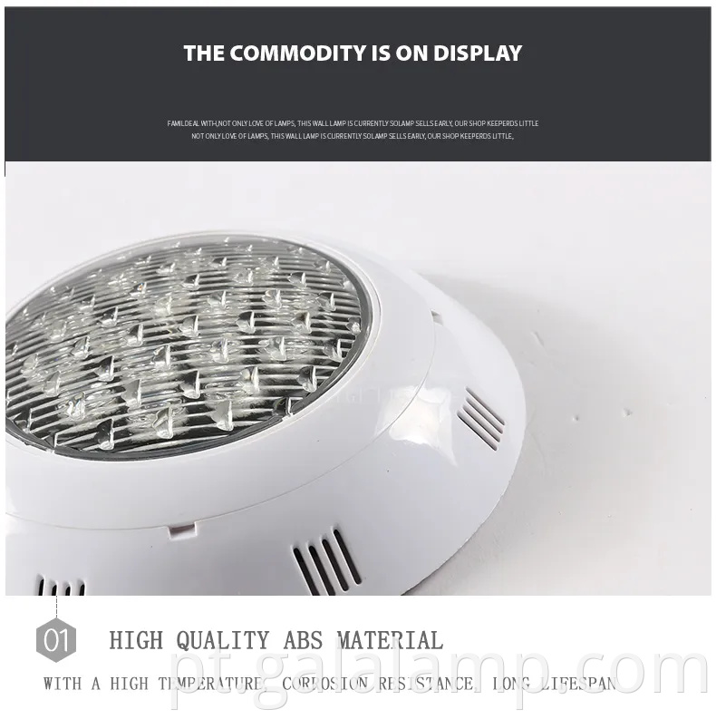 Luzes de parede da piscina LED, luzes de parede subaquática, luzes de arco -íris à prova d'água